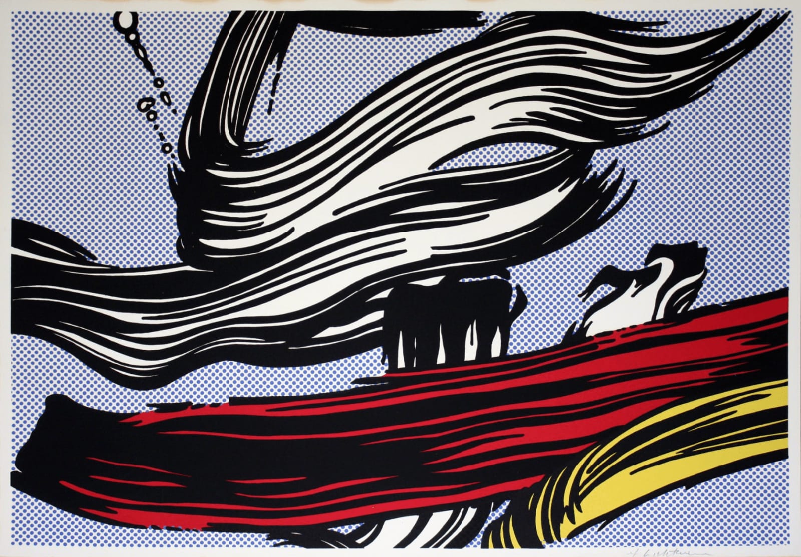 Roy Lichtenstein, Brushstrokes, 1967
