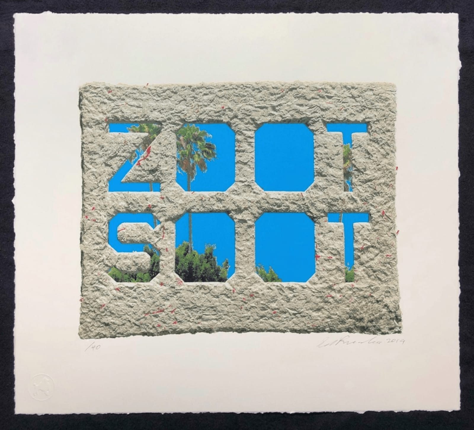 Ed Ruscha, Zoot Soot (Dedicated to the memory of Richard Duardo), 2019