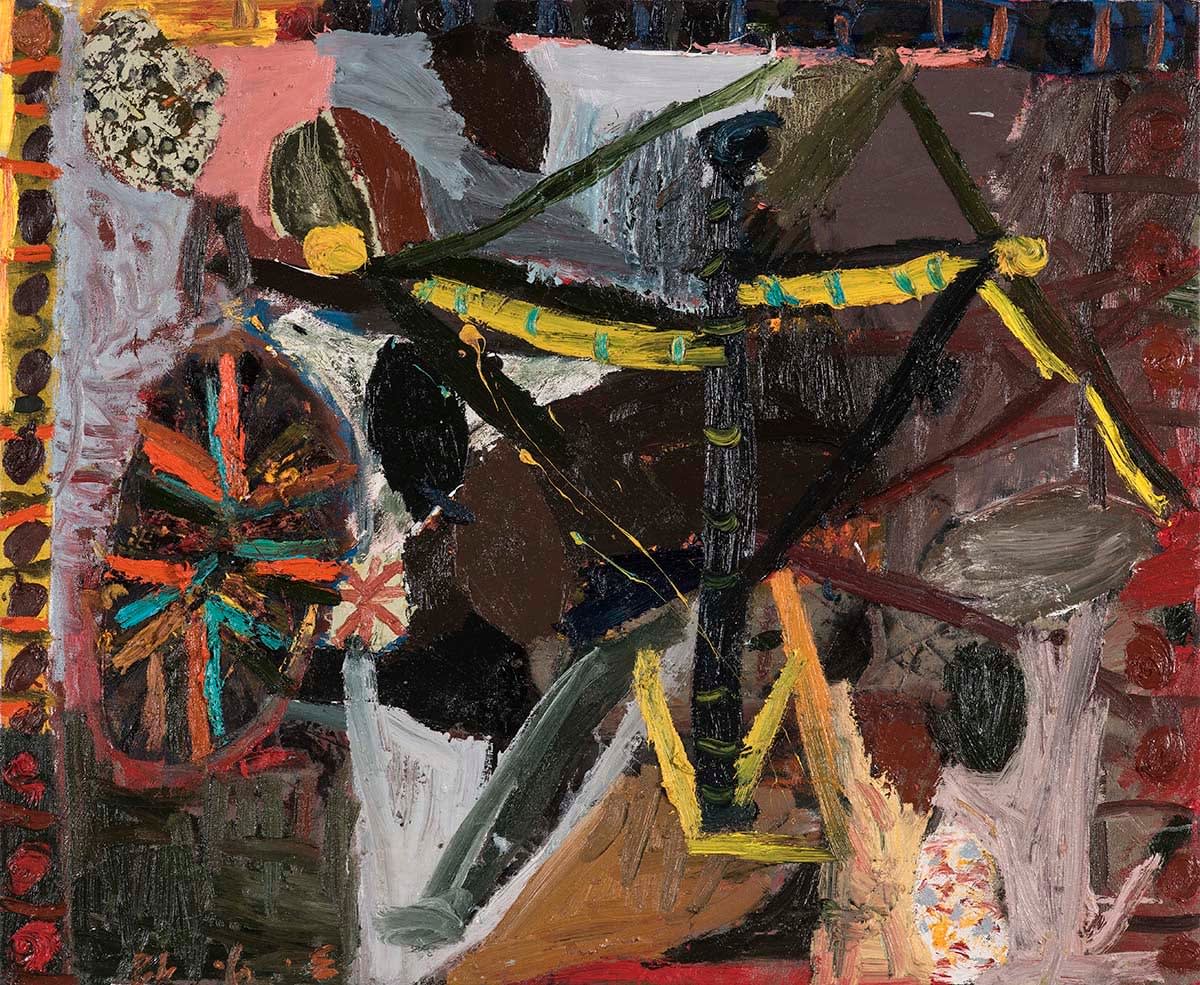 James Drinkwater, Gloomy Day at the Beach with Industry , 2018