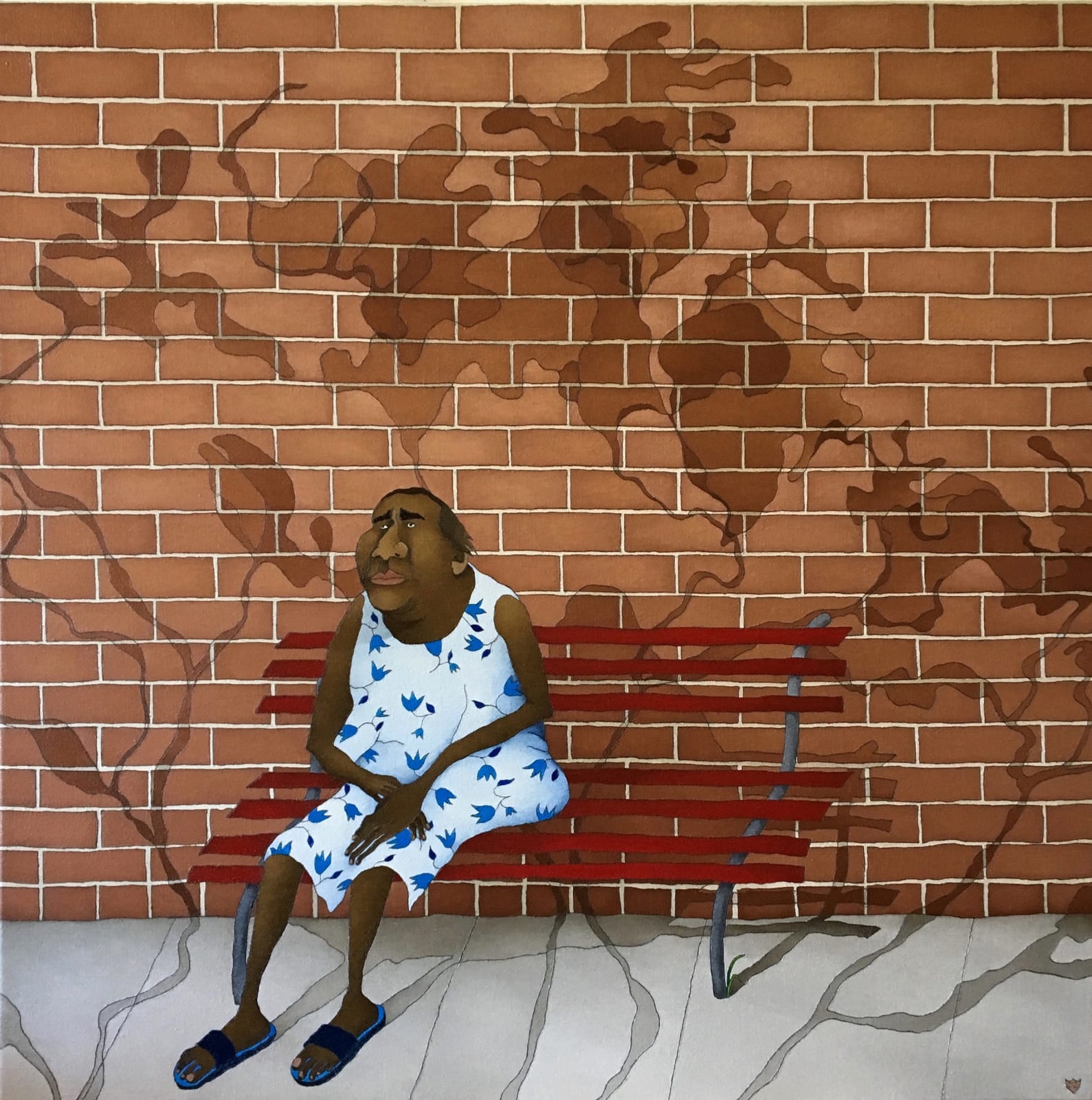 Caroline Zilinsky, Barkanji Woman Waiting, 2022