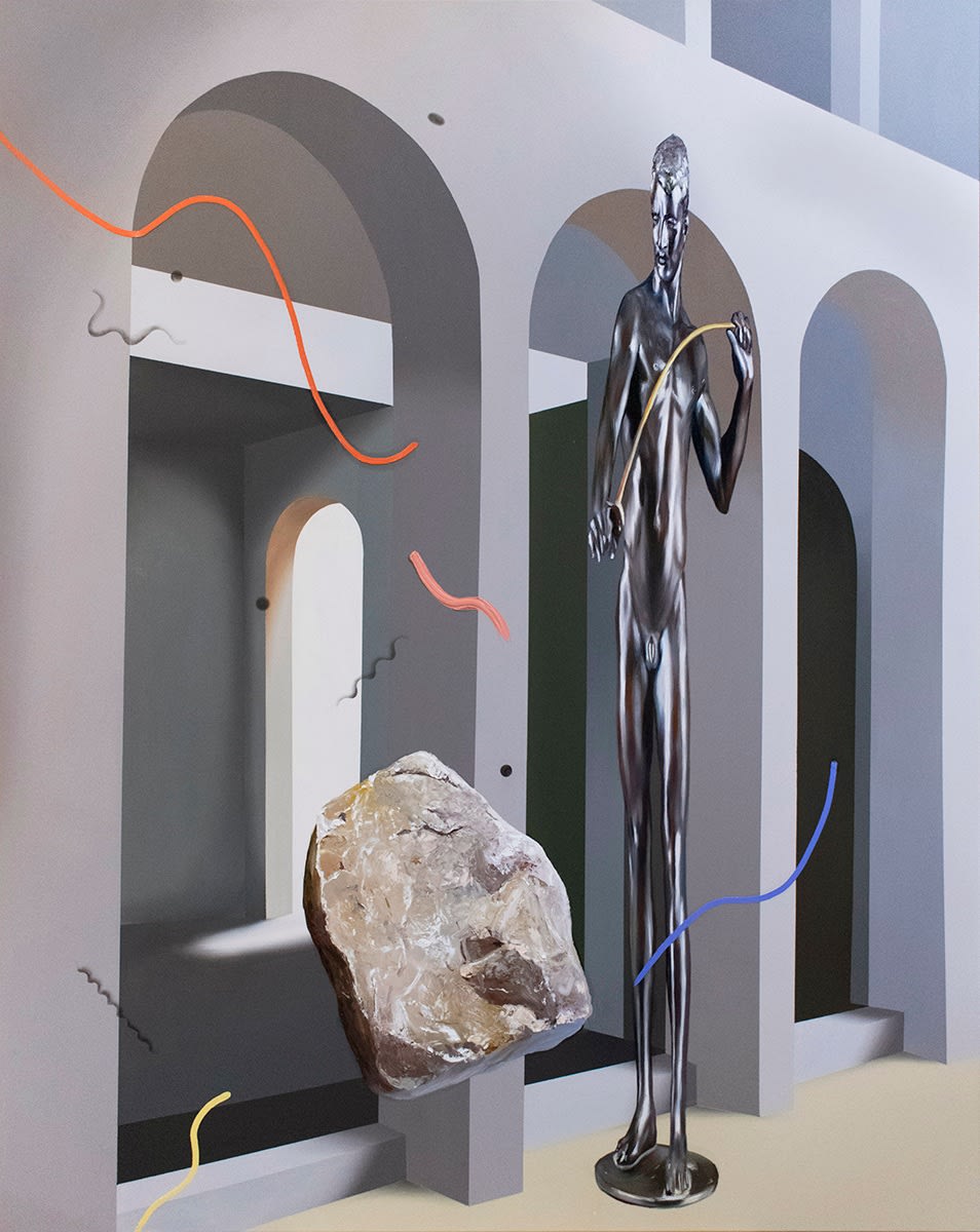 Loribelle Spirovski, Post-Internet Painting #3, 2020