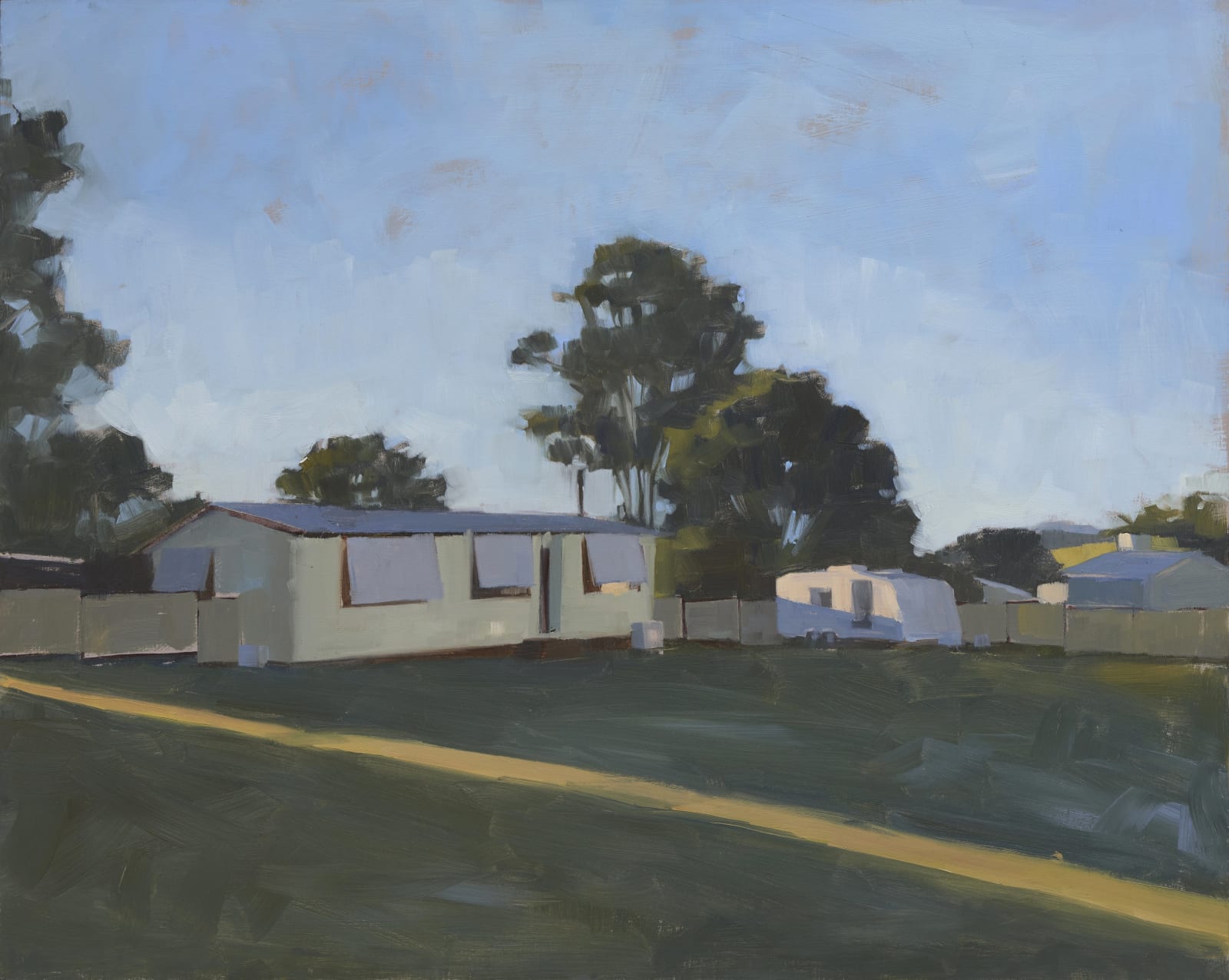 Marie Mansfield, On the way back, caravan , 2022