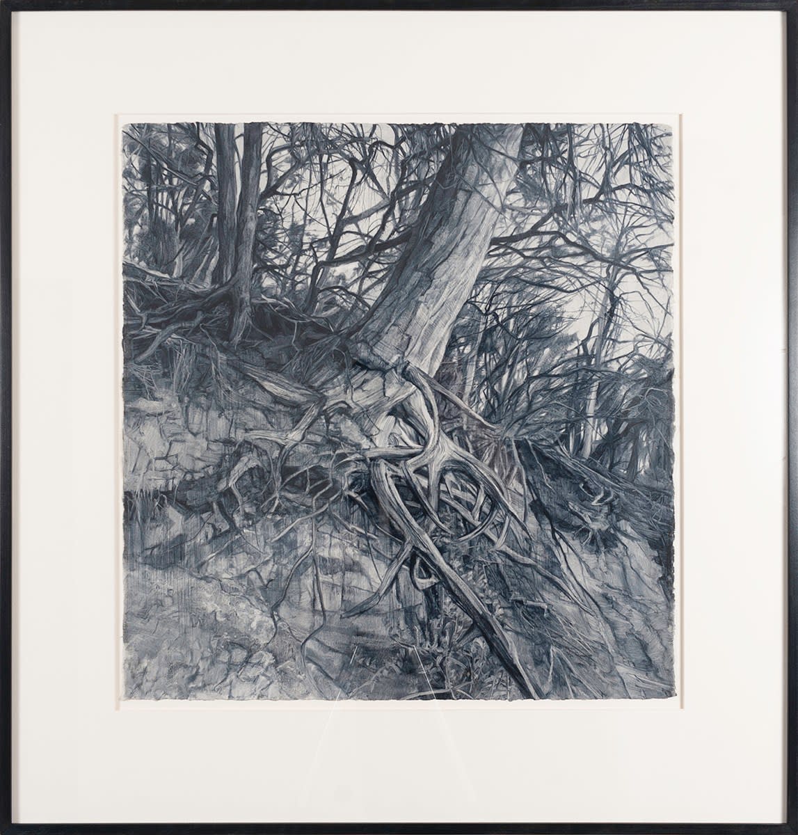 Nicholas Blowers, Collapsing River Bank Study I, 2020