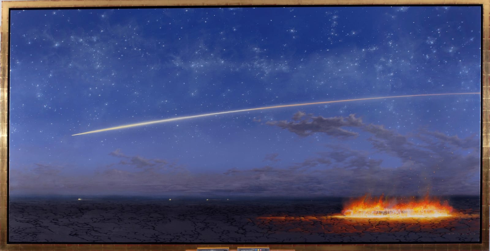 Tim Storrier, The Night Run (Star Trail), 2007