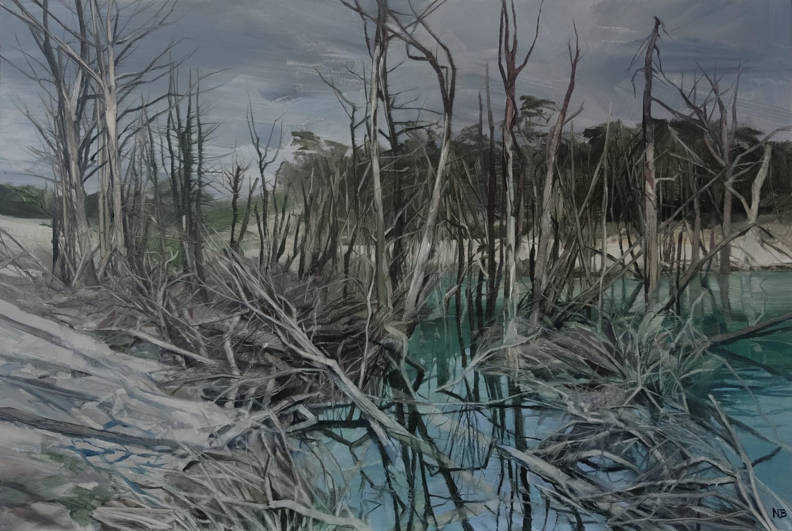 Nicholas Blowers, Savage Pond IV Study, 2018