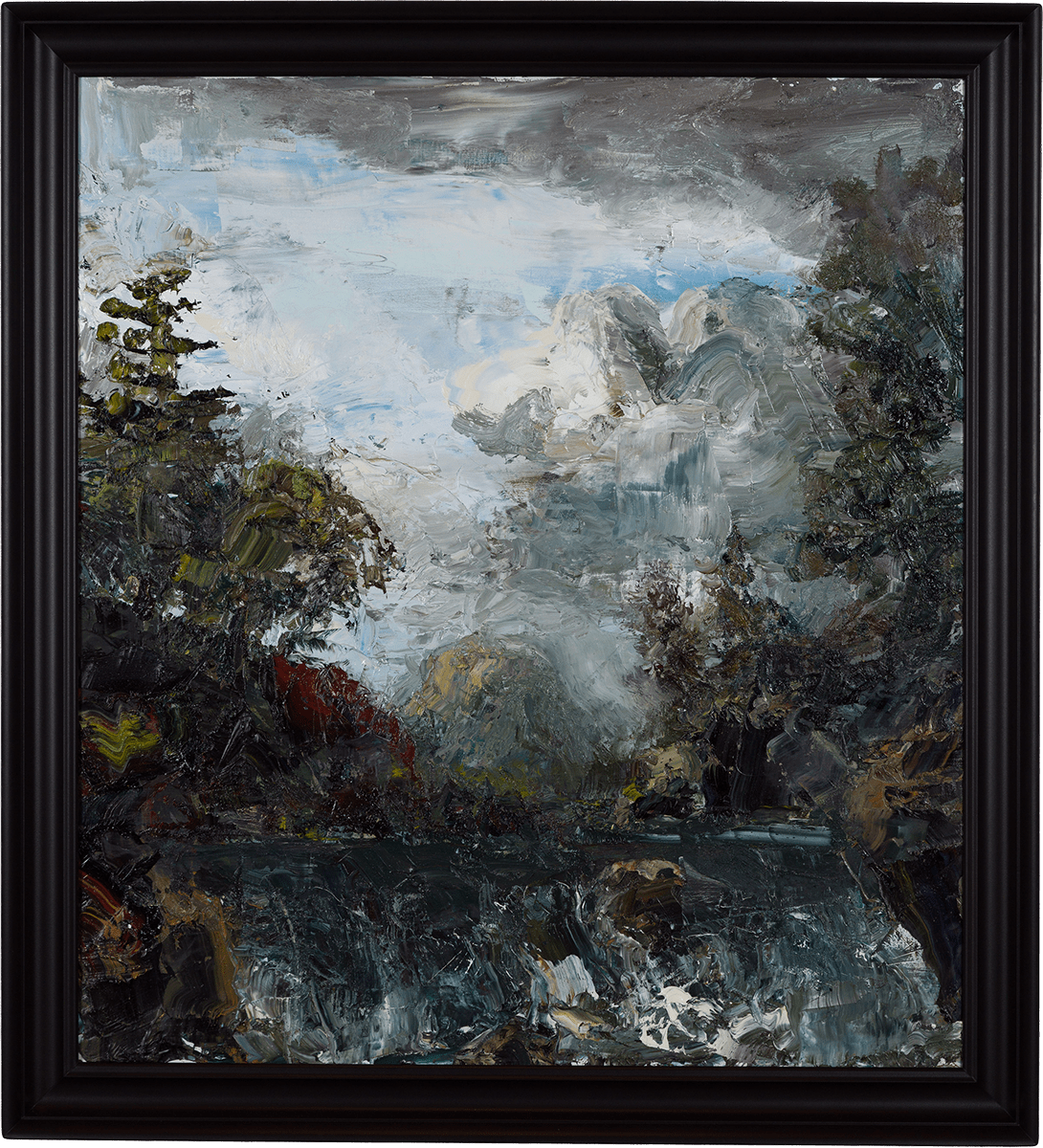 Paul Ryan, Landscape after Jacob van Ruisdael, 2023