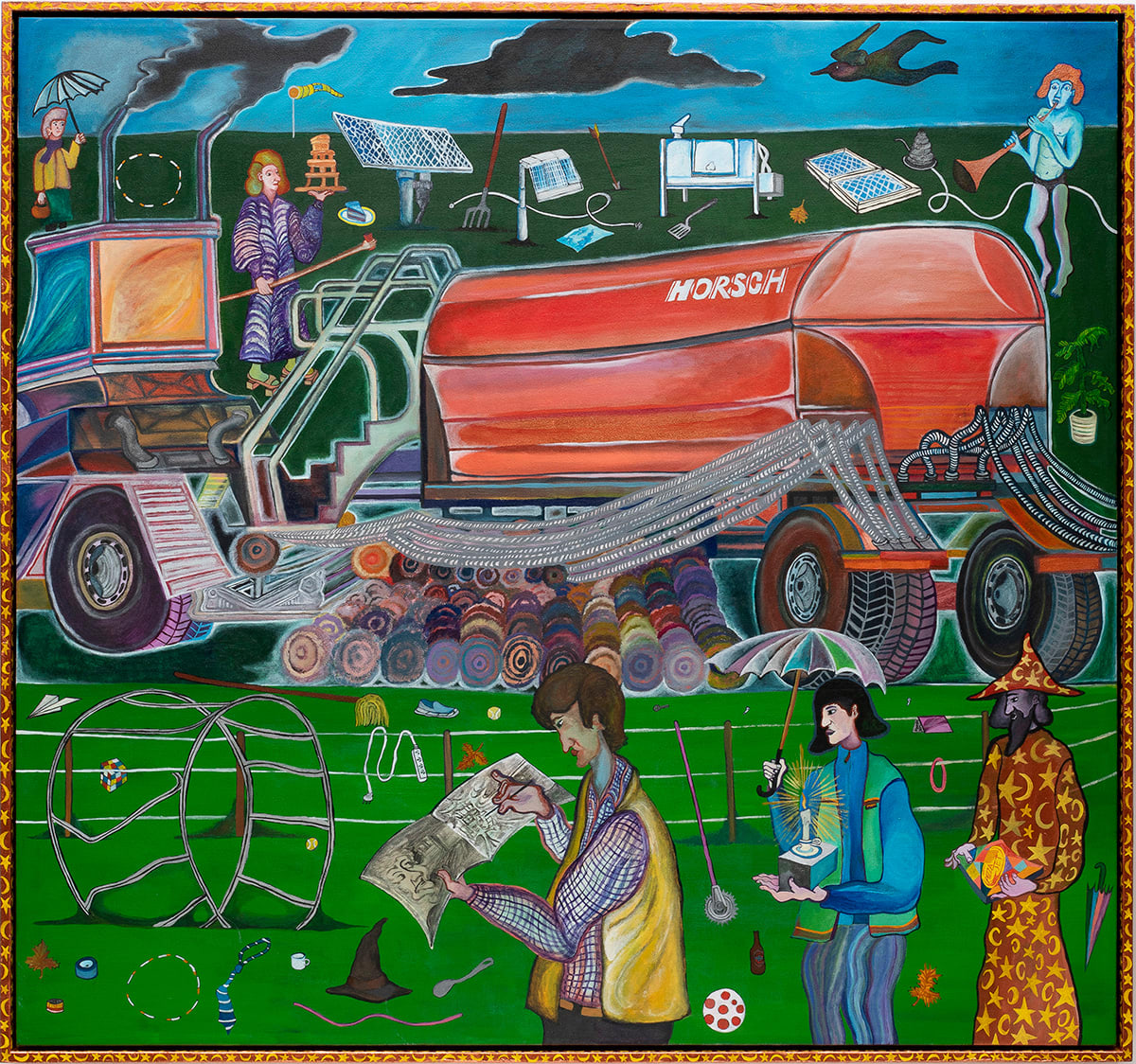 Nick Santoro, Walking and Drawing, 2024