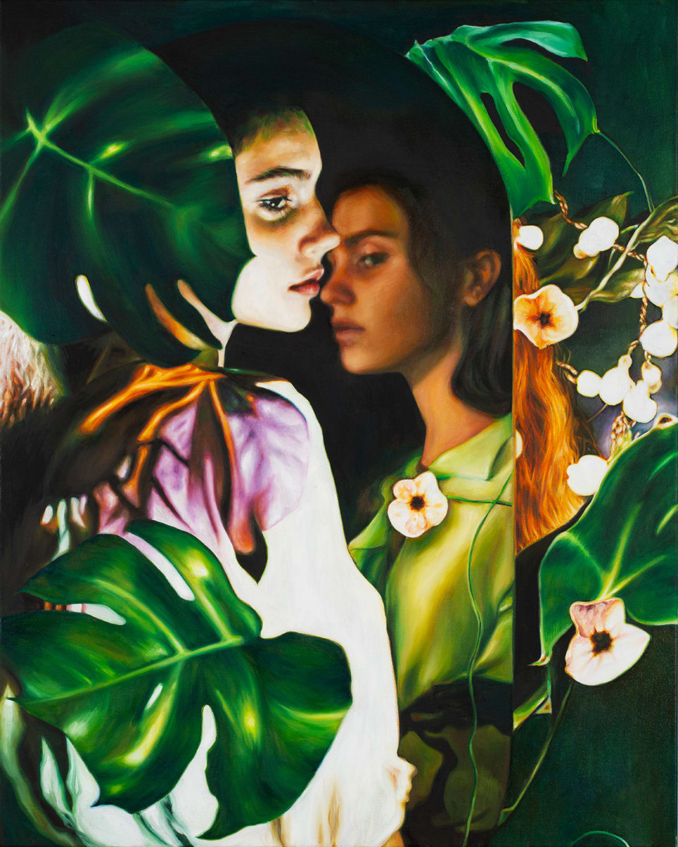 Nicola Higgins, Fragmented Figures with Fairy Lights, 2025