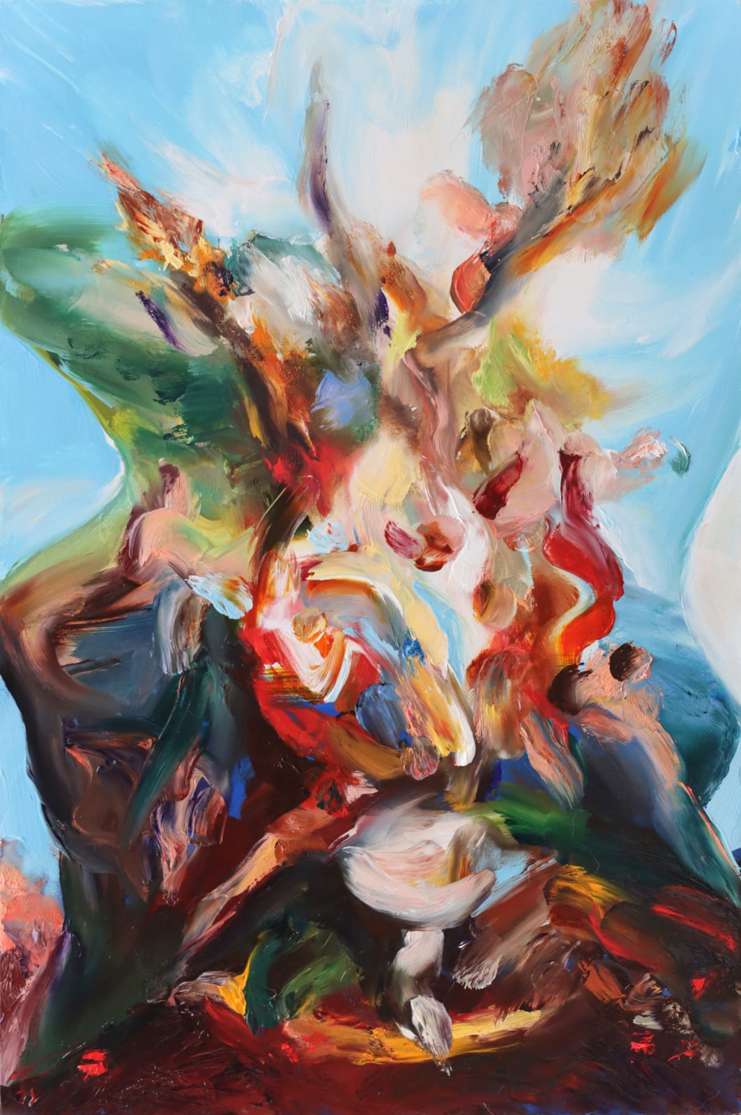 Loribelle Spirovski, Fingerpainting Improvisation #2, 2025