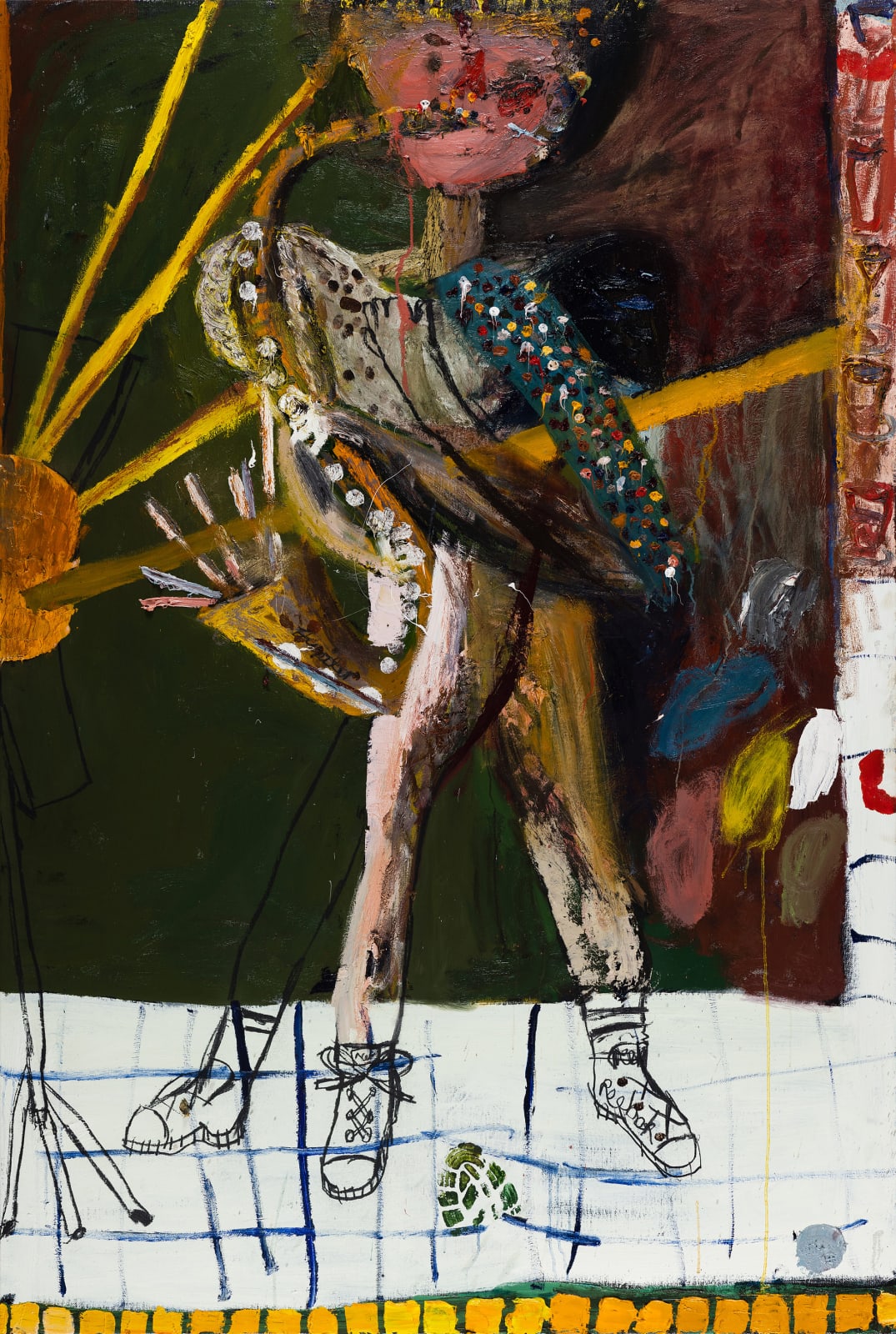 James Drinkwater, Playing on the bar, 2023