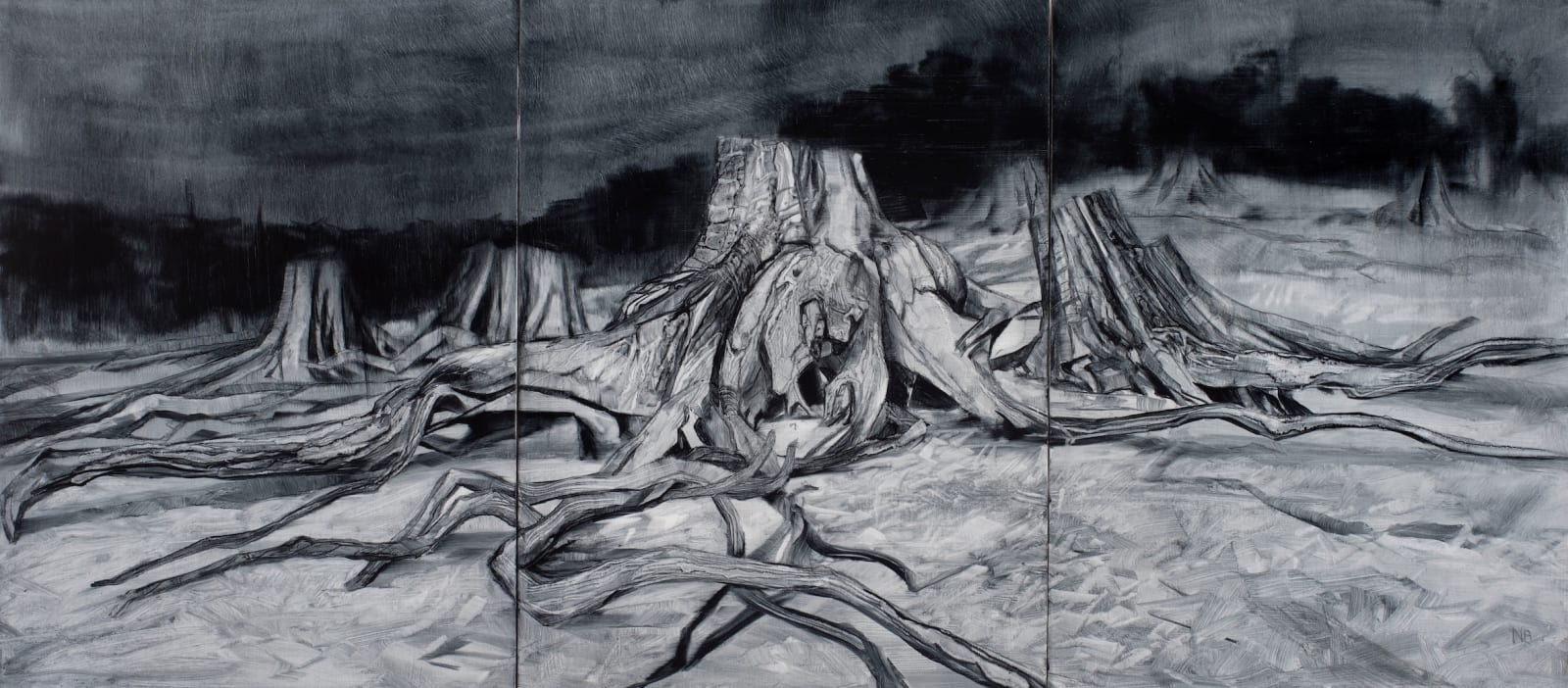 Nicholas Blowers, Shoreline Relic Study 2017, 2017