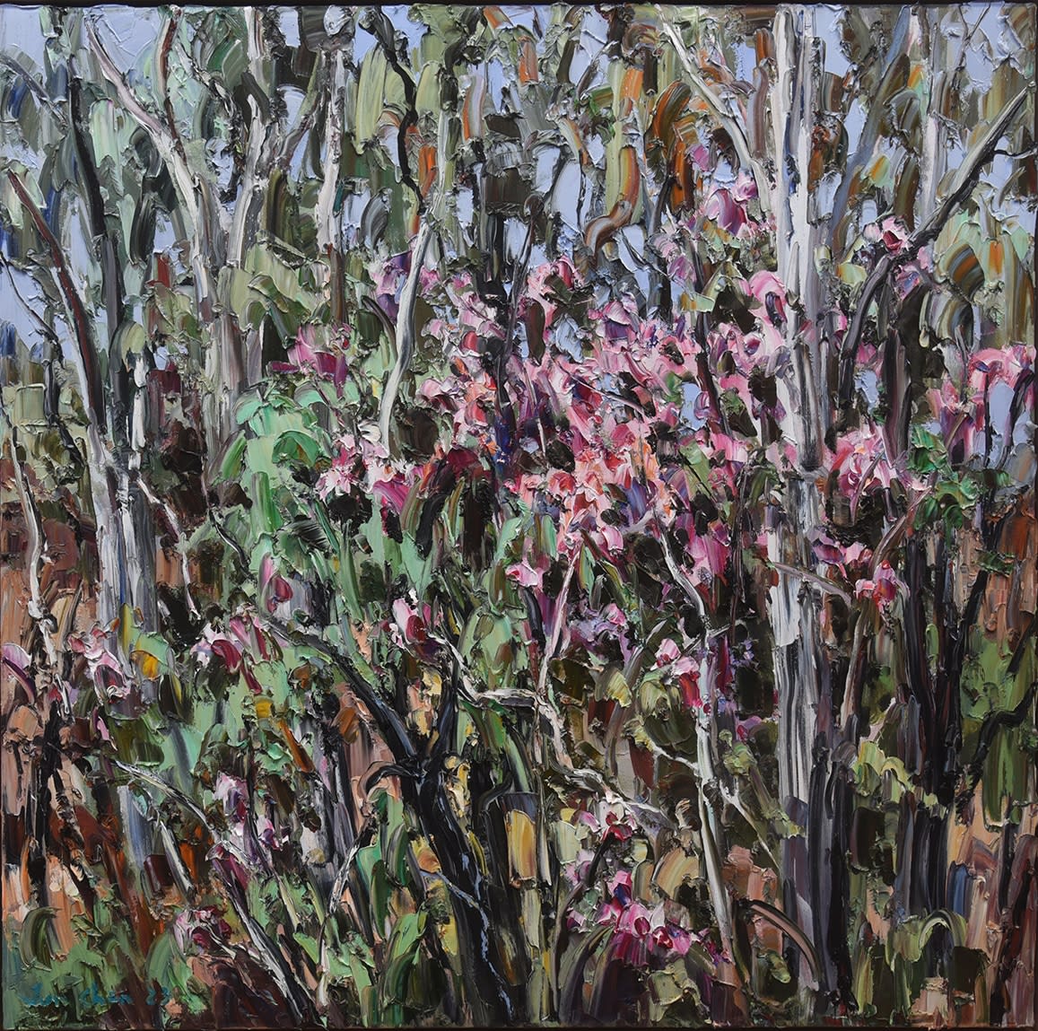 Jun Chen, Bush Flowers, 2023