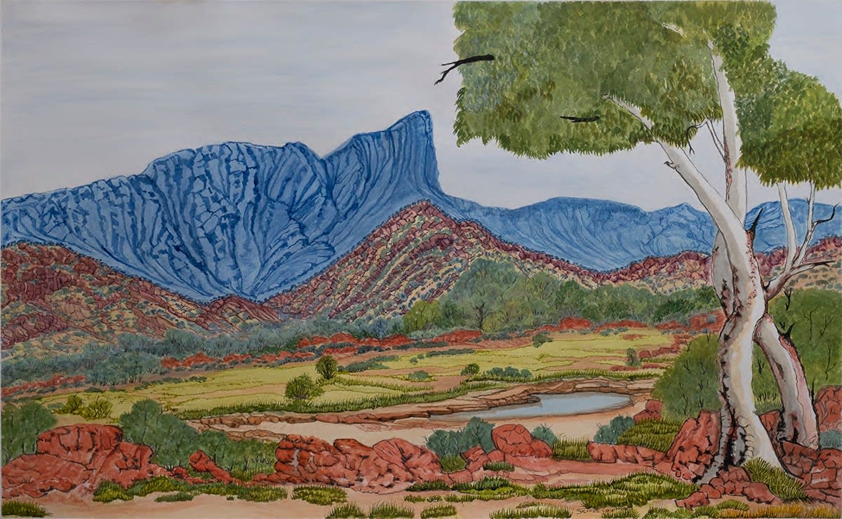 Selma Coulthard, Tjoritja West McDonnell Ranges (Cat: 486-22), 2022