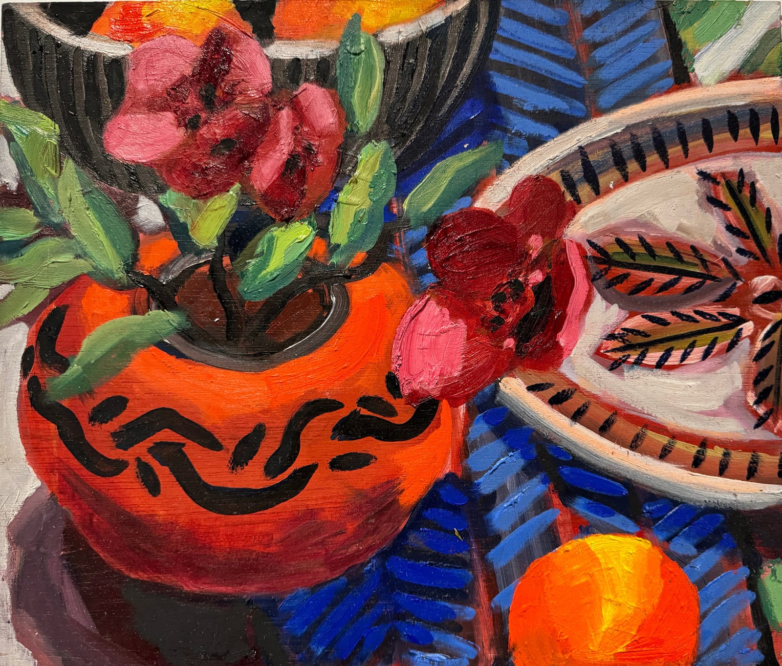 Kate Nielsen, Red Vase - Study, 2024