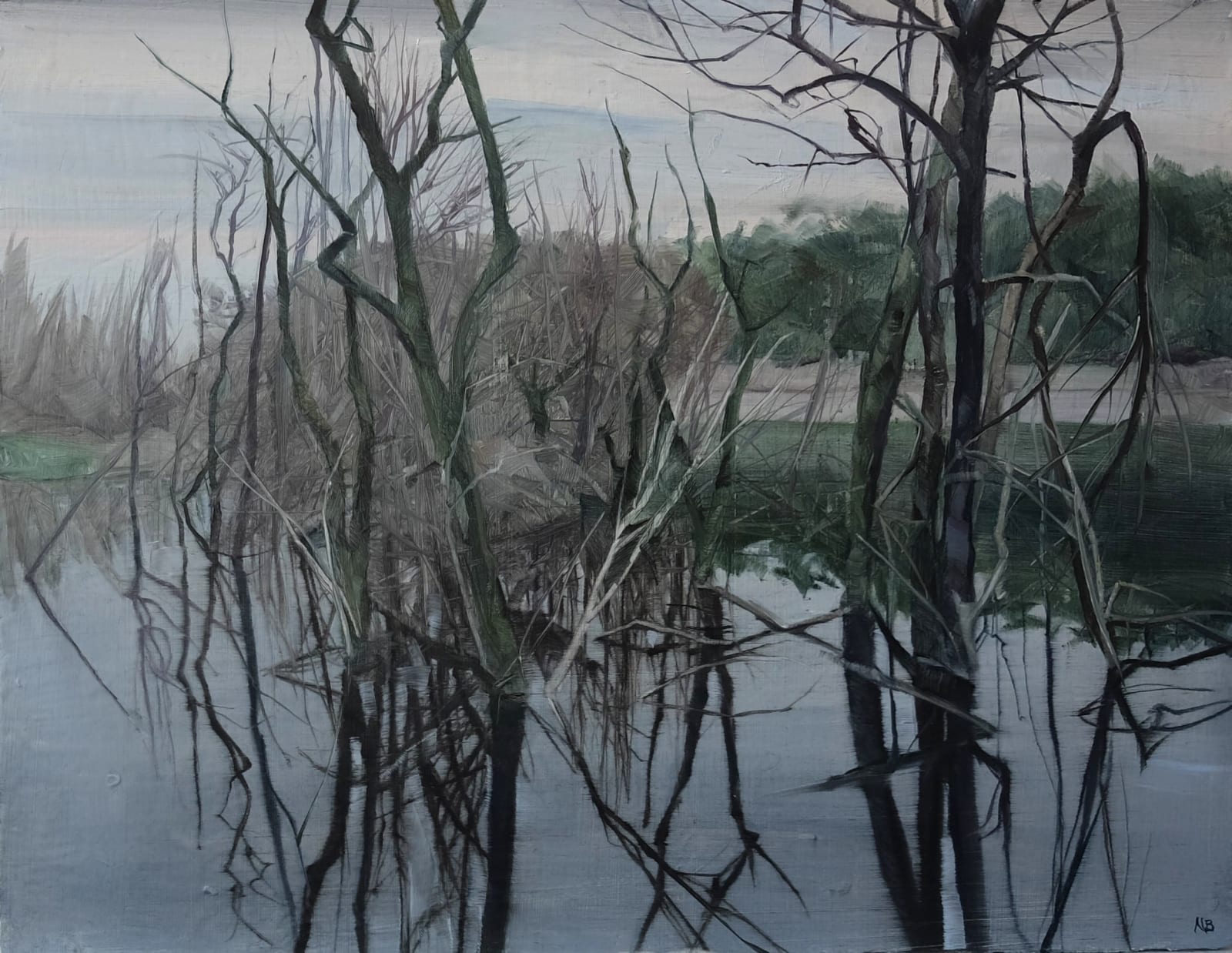 Nicholas Blowers, Savage Pond IX Study, 2018