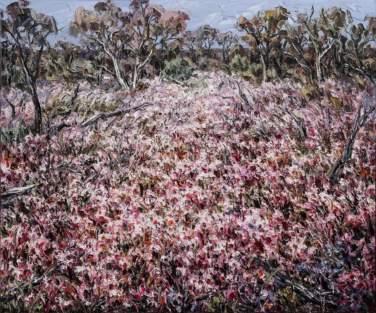 Jun Chen, Pink Hill, 2024