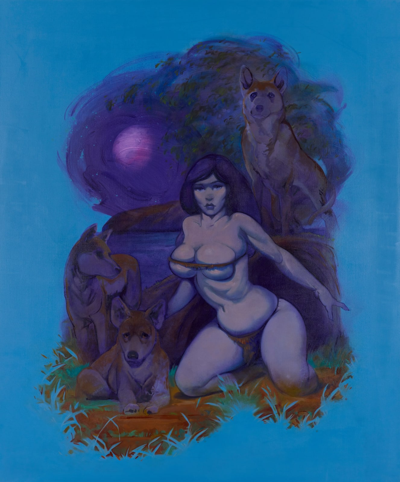Leslie Rice, Helped By Dog (Azaria), 2025