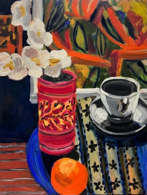 Kate Nielsen, Coffee cup with patterns, 2023