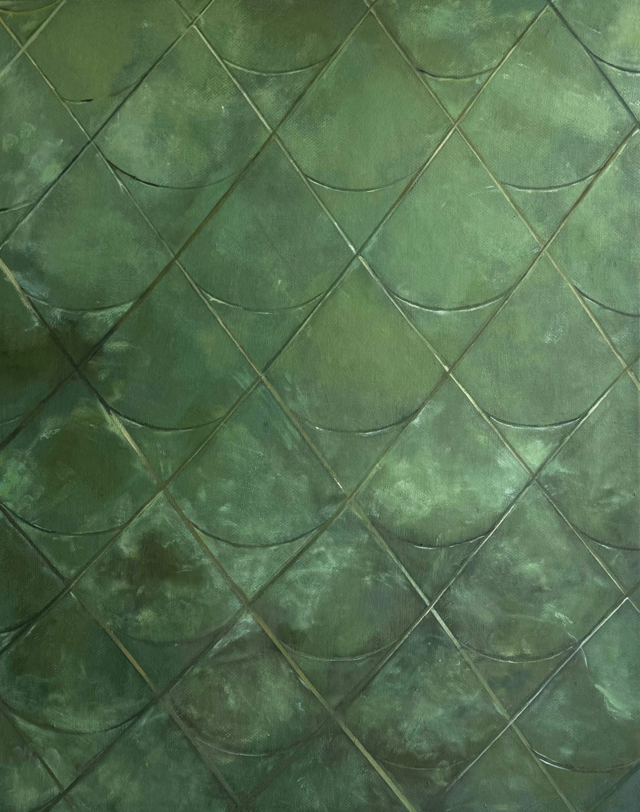 Mengfan Bai 白梦帆, Earth Green2220 翠微2220, 2024