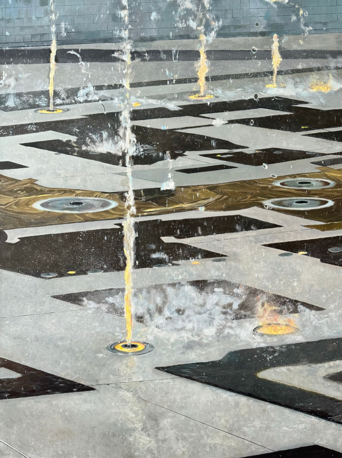 Mengfan Bai 白梦帆, Spring Plaza I 灵沼正涵春 I, 2024