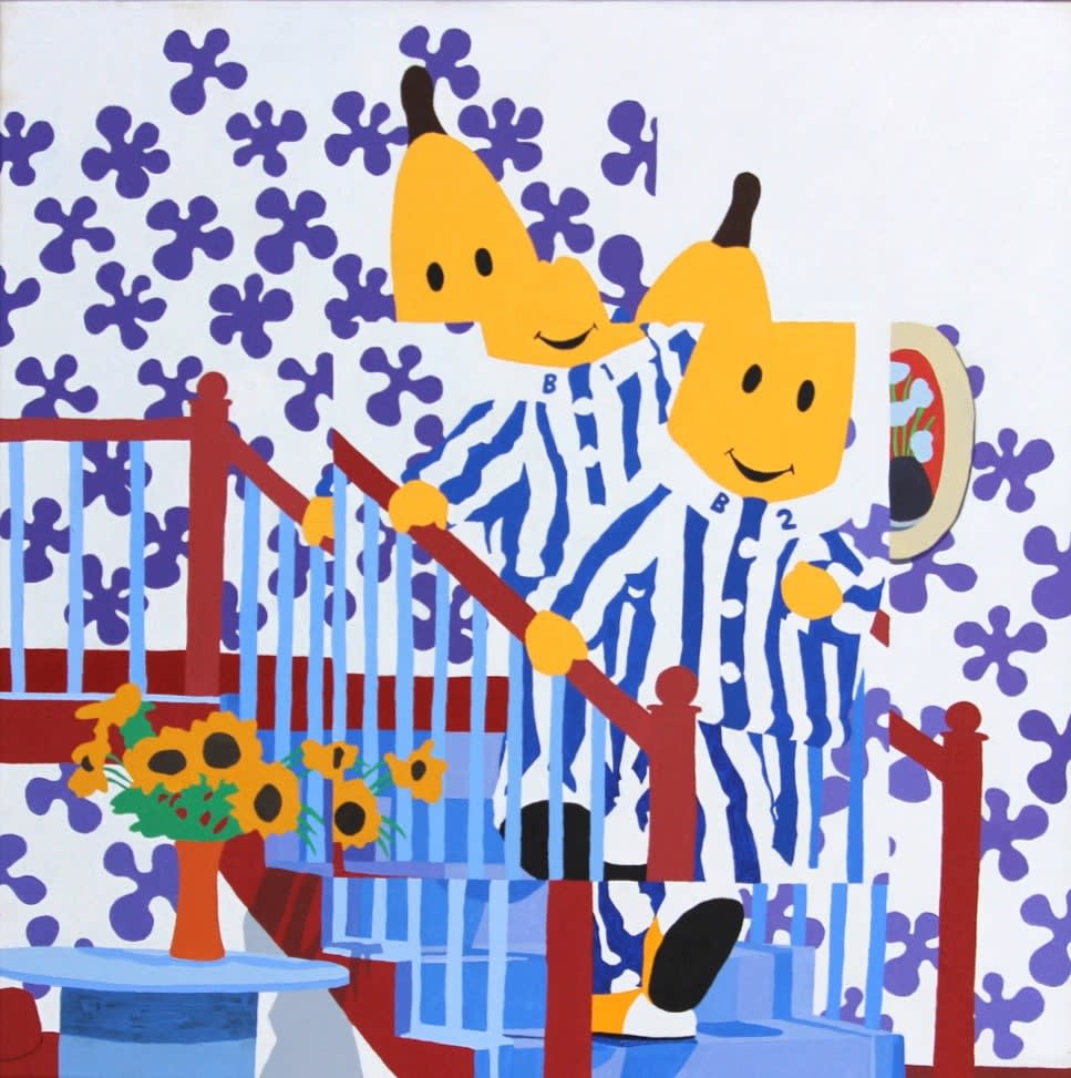 Alex Latham, Coming Down the Stairs, 2019