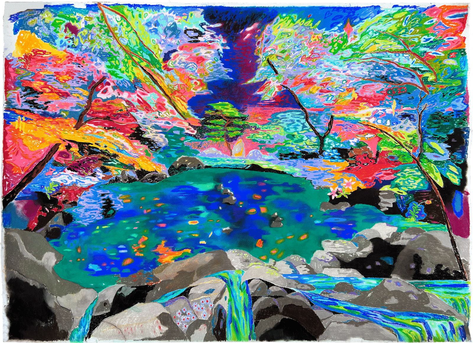 Dan Mitchell, Japanese Garden, 2021