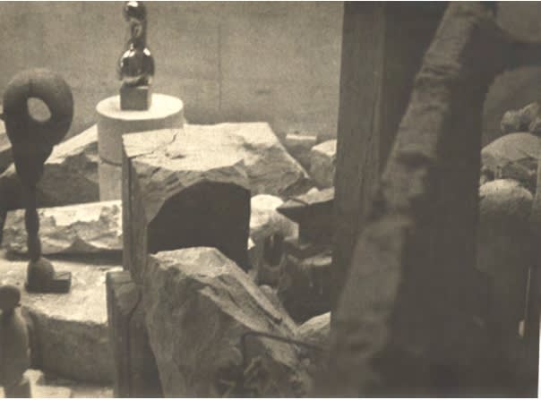 Constantin Brancusi Princesse X dans l'atelier tirage gelatino-argentique 13,7 x 16,7 cm