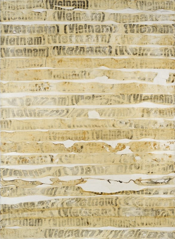 Gil Joseph Wolman Vietnam art scotch sur toile 81 x 60 cm (disponible) 81 x 60 cm (available)