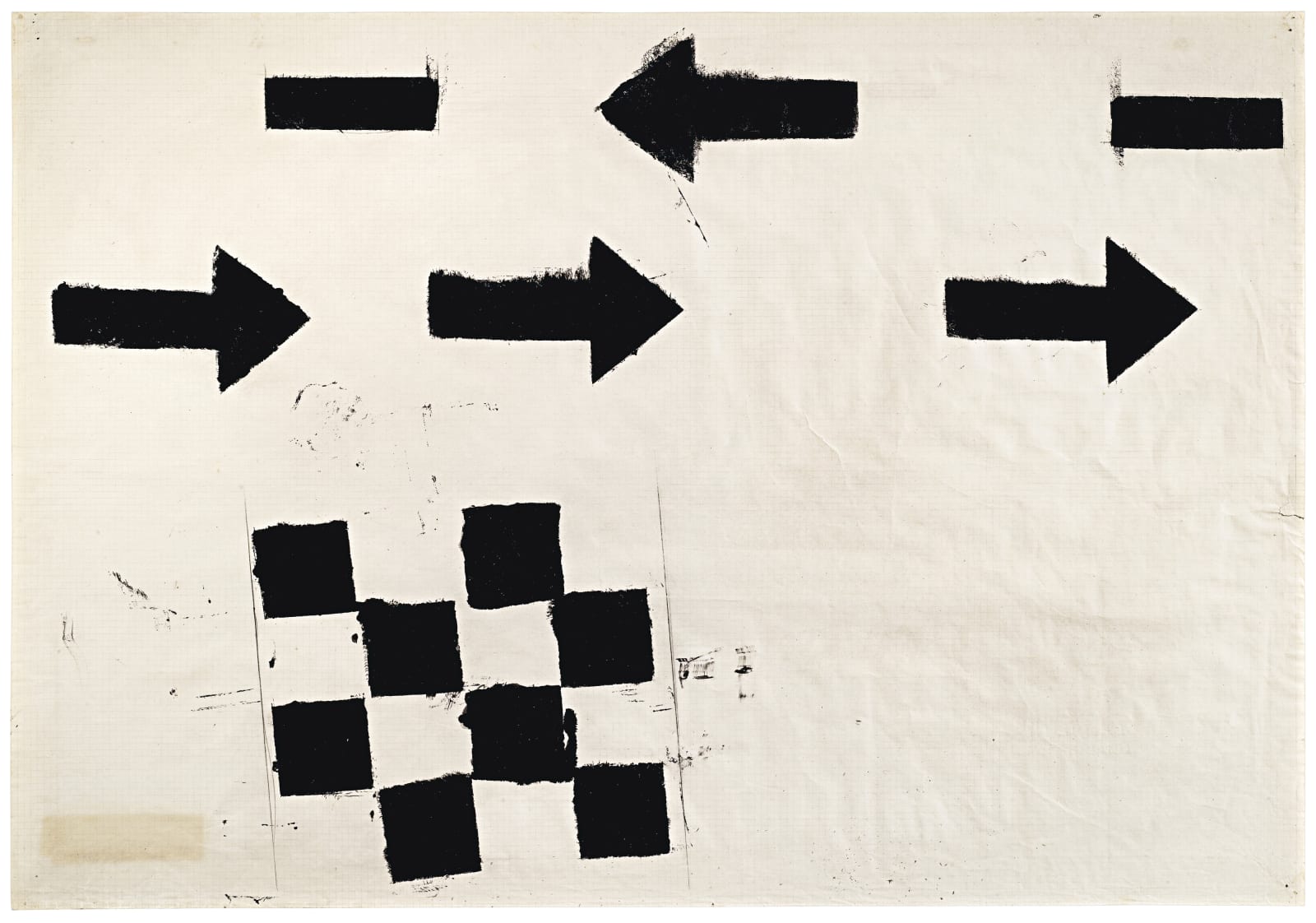 Jannis Kounellis, Sans titre, 1960