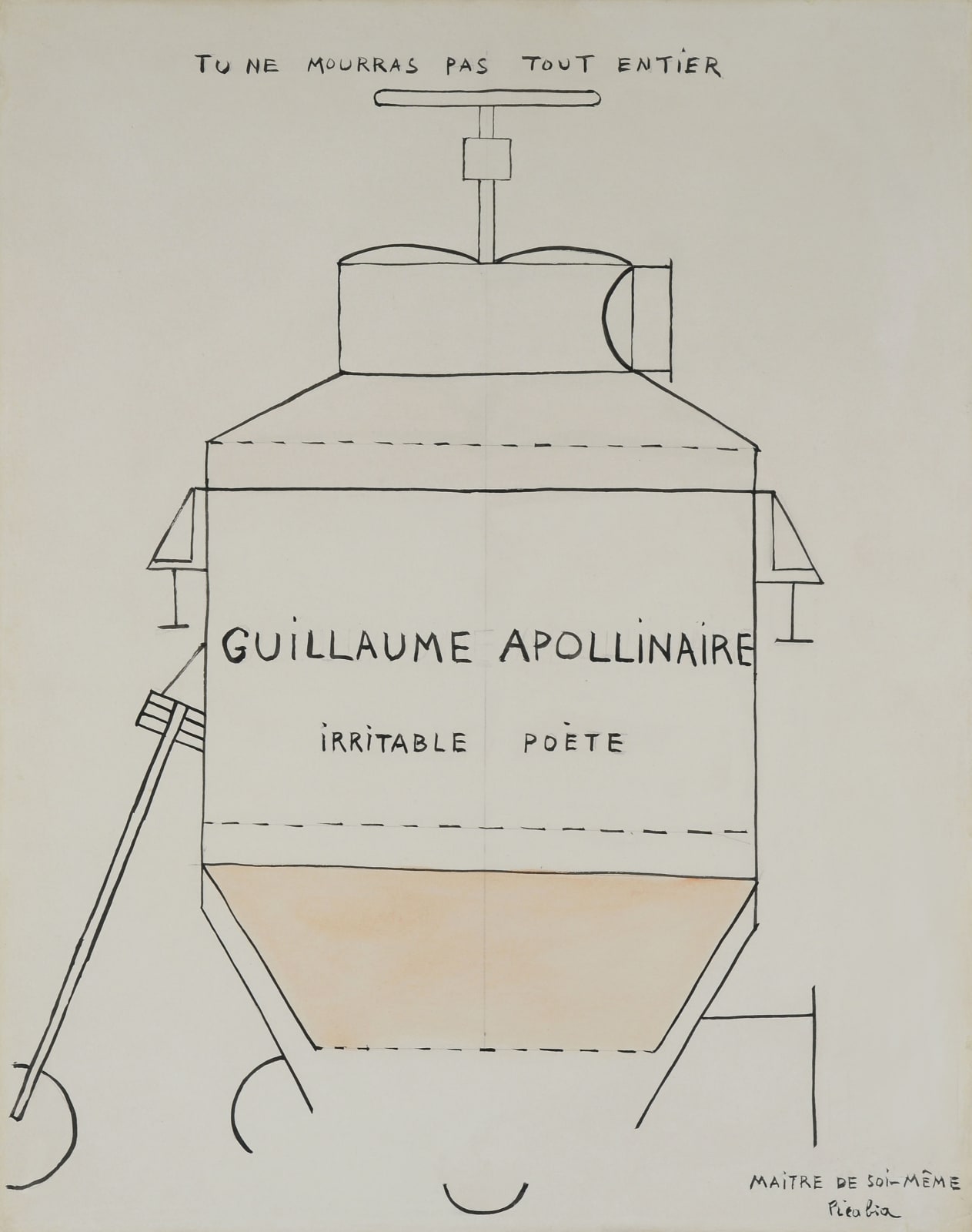 Francis Picabia, Guillaume Apollinaire, 1918
