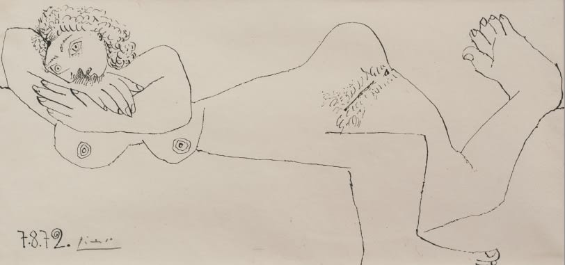 Pablo Picasso Sans titre dessin à l'encre