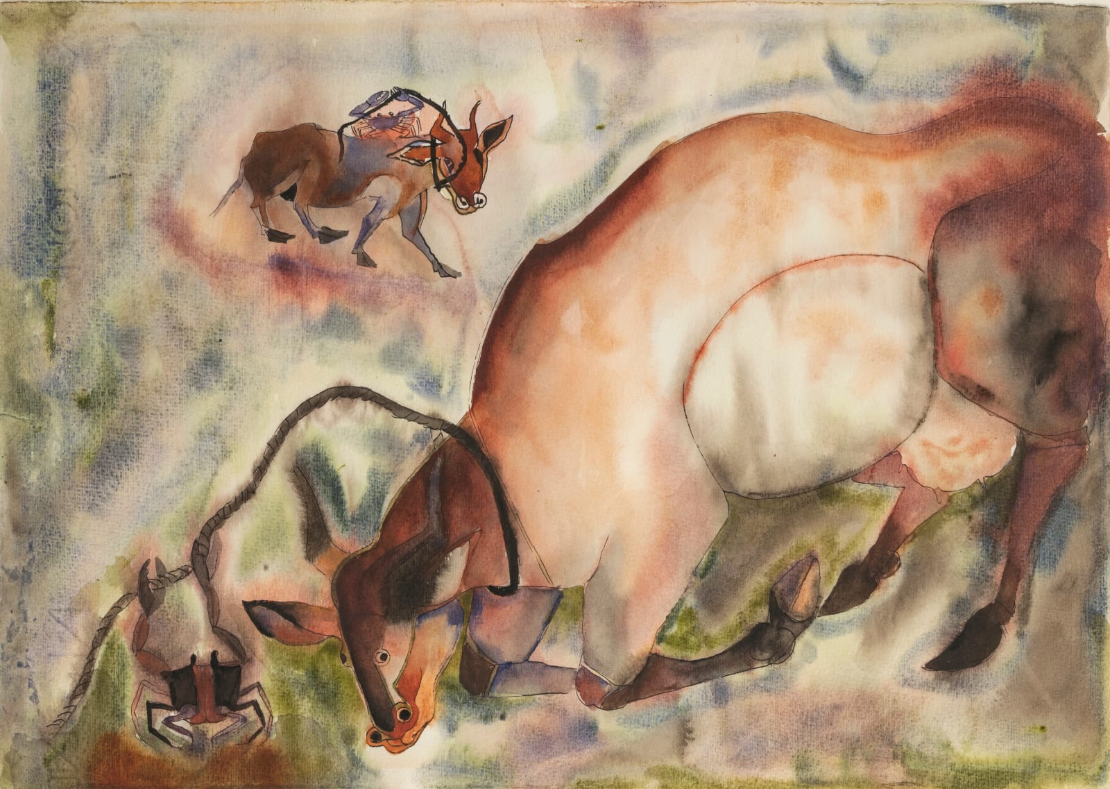 Francisco Toledo, Vaca Atrapada, 1982