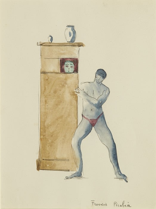 Francis Picabia, Homme à l'armoire, c. 1925-1927