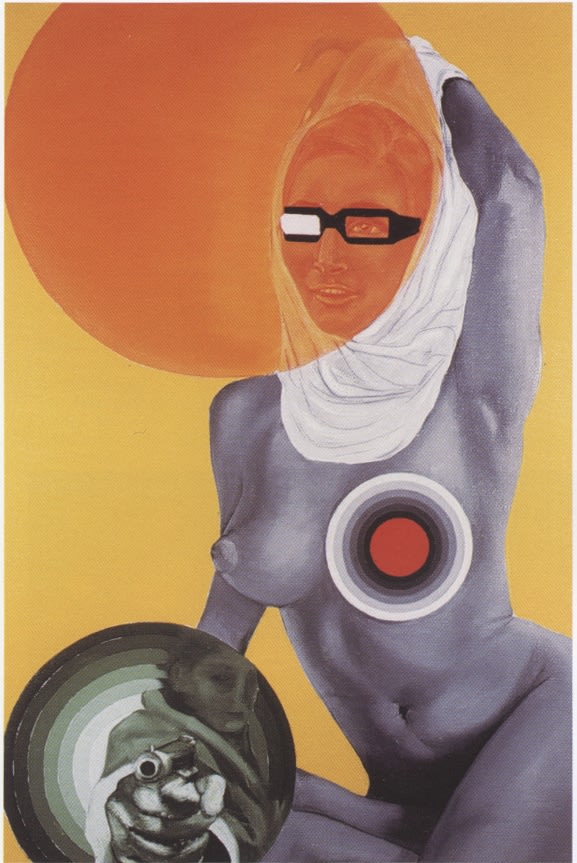 Evelyne Axell, La fille du désert, 1970