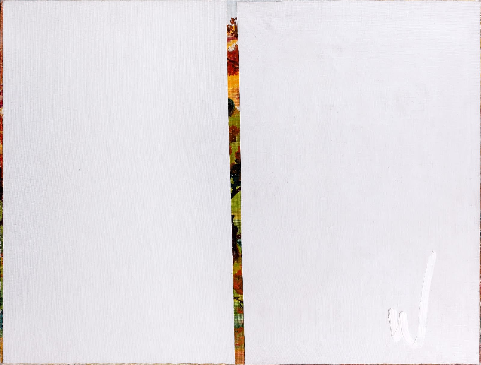 Gil Joseph Wolman Peinture fermée huile sur toile recouverte par deux lés de toile apprêtée blanche marouflée 54 x 73 cm