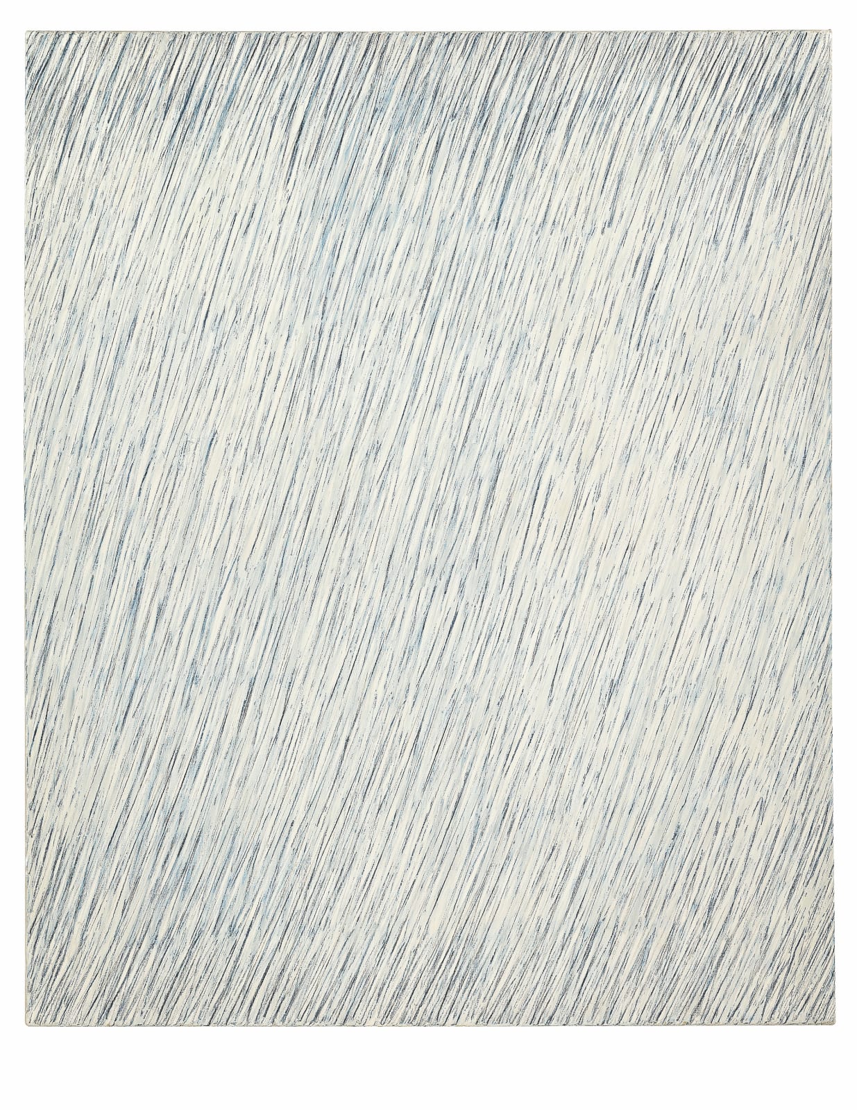 Park Seo-Bo Ecriture No. 27-73 crayon et huile sur toile 100 x 80 cm