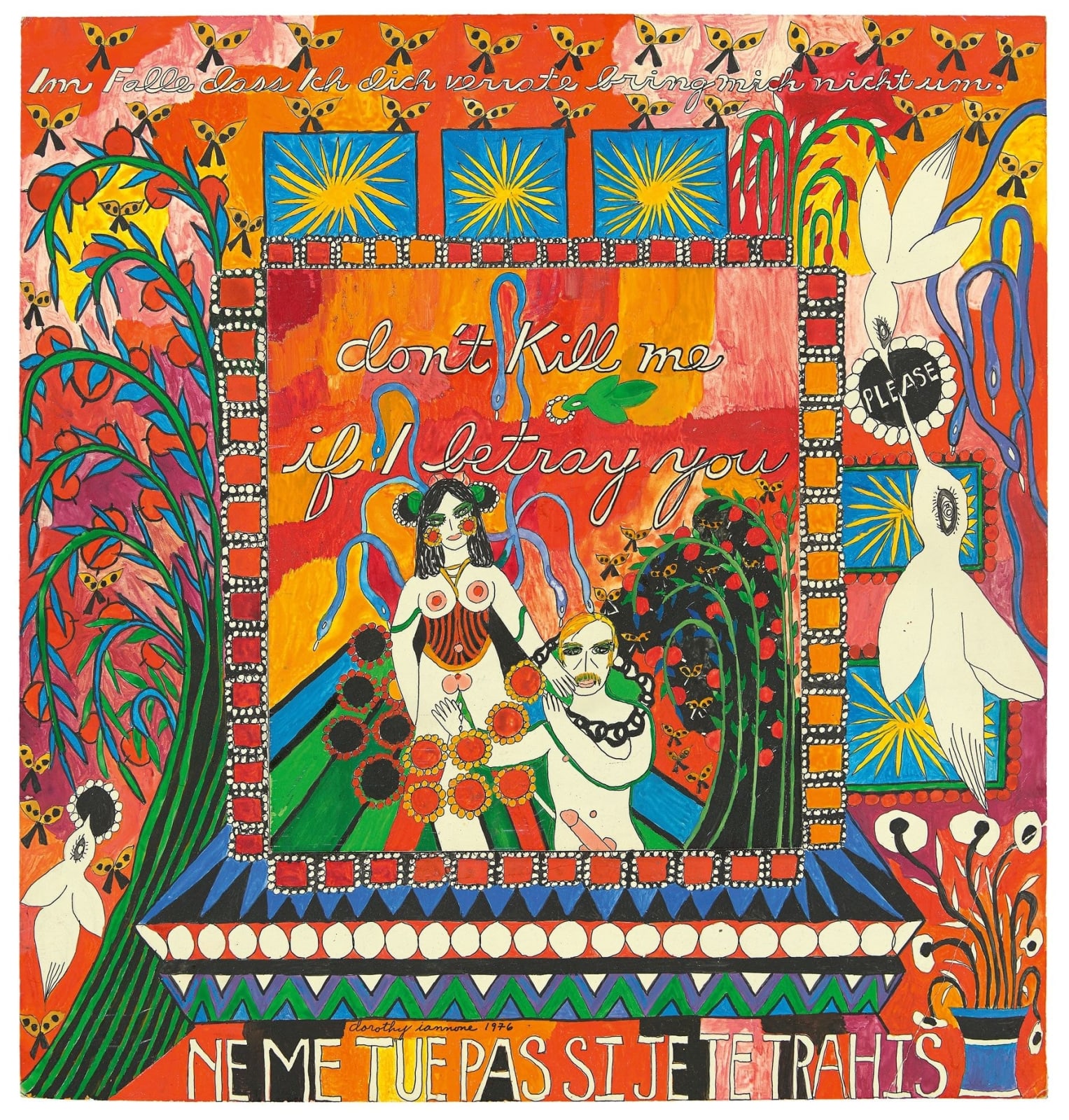 Dorothy Iannone, Don't kill me if I betray you, 1976