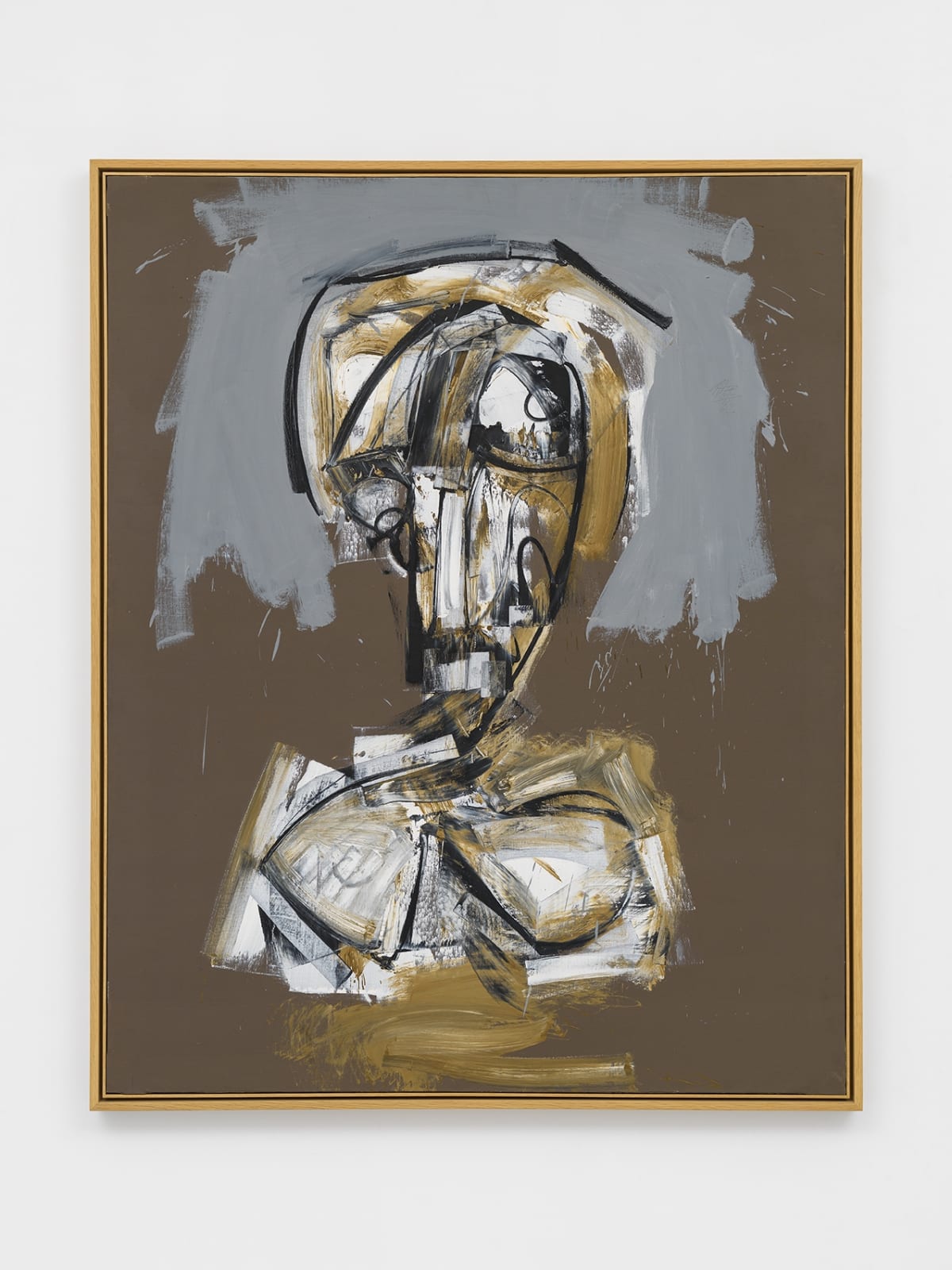 Antonio Saura Saba Huile sur toile 162 x 130 cm