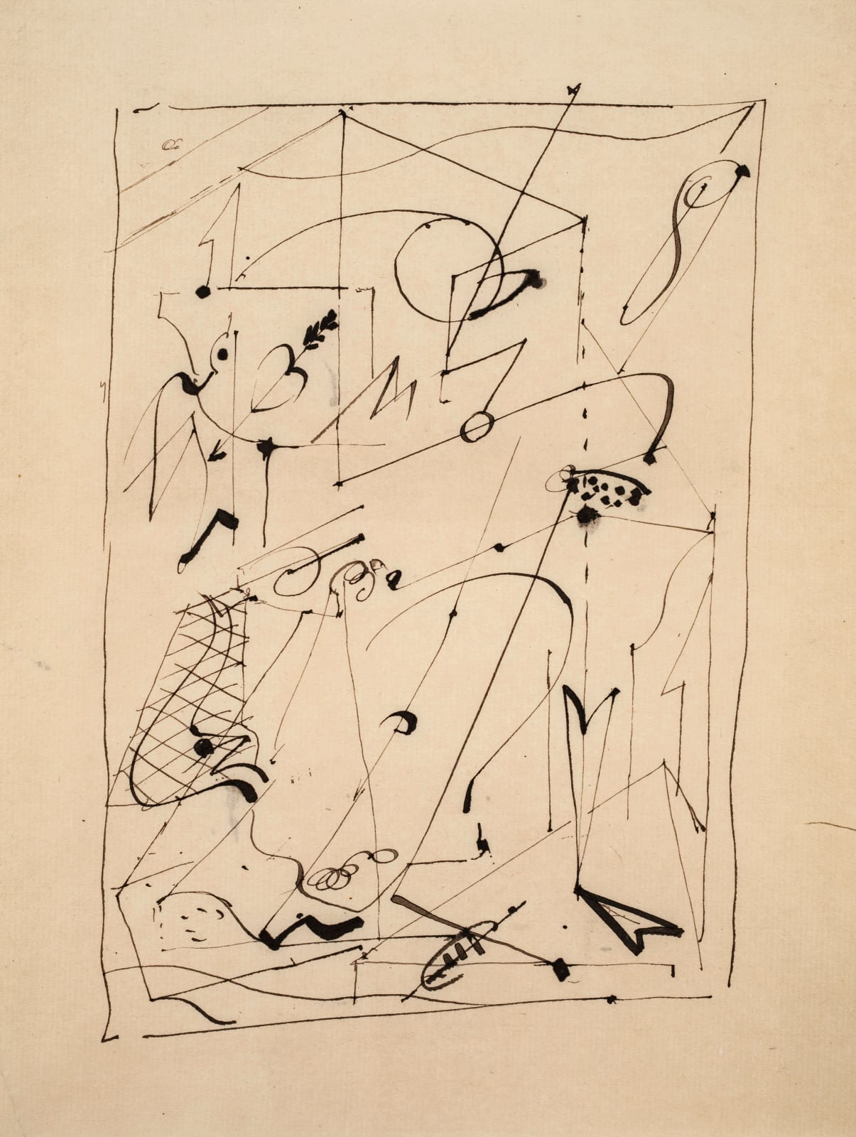 André Masson, Dessin automatique, 1925