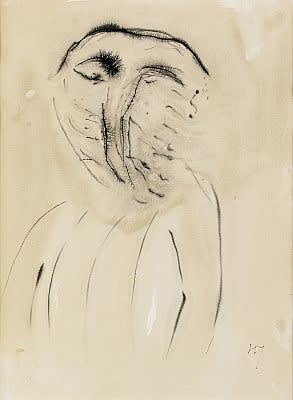 Henri Michaux, Visage, 1947