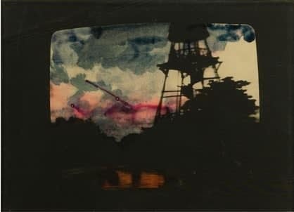 Mario Schifano, Paesaggio TV, c. 1975-77