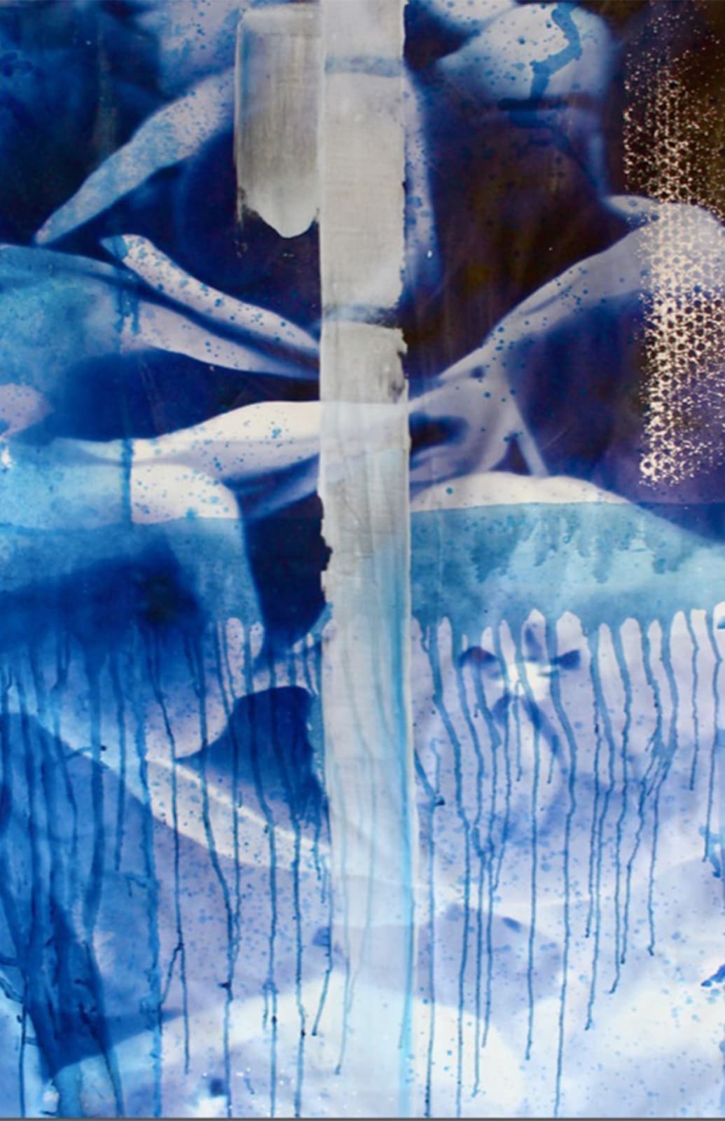 Firouz Farmanfarmaian, Azul Hortensia, 2014