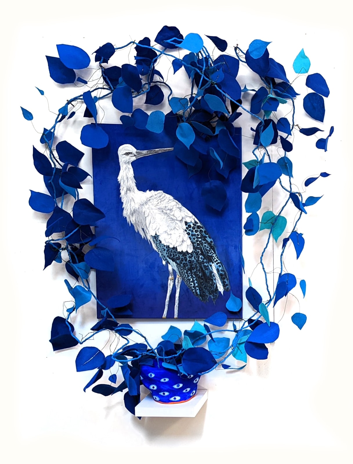 Jac Lahav, A Long Necked Fairy Tale (Stork 1), 2022
