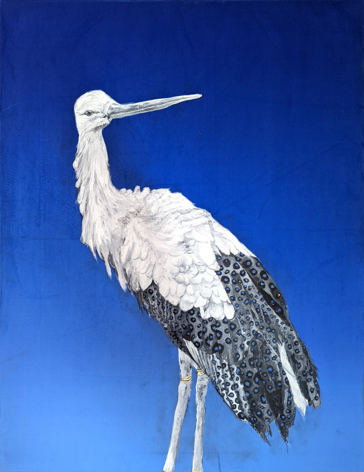 Jac Lahav, A Long Necked Fairy Tale (Stork 2), 2022