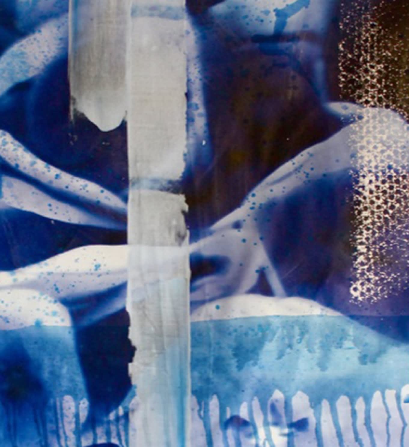 Firouz Farmanfarmaian, Azul Hortensia, 2014