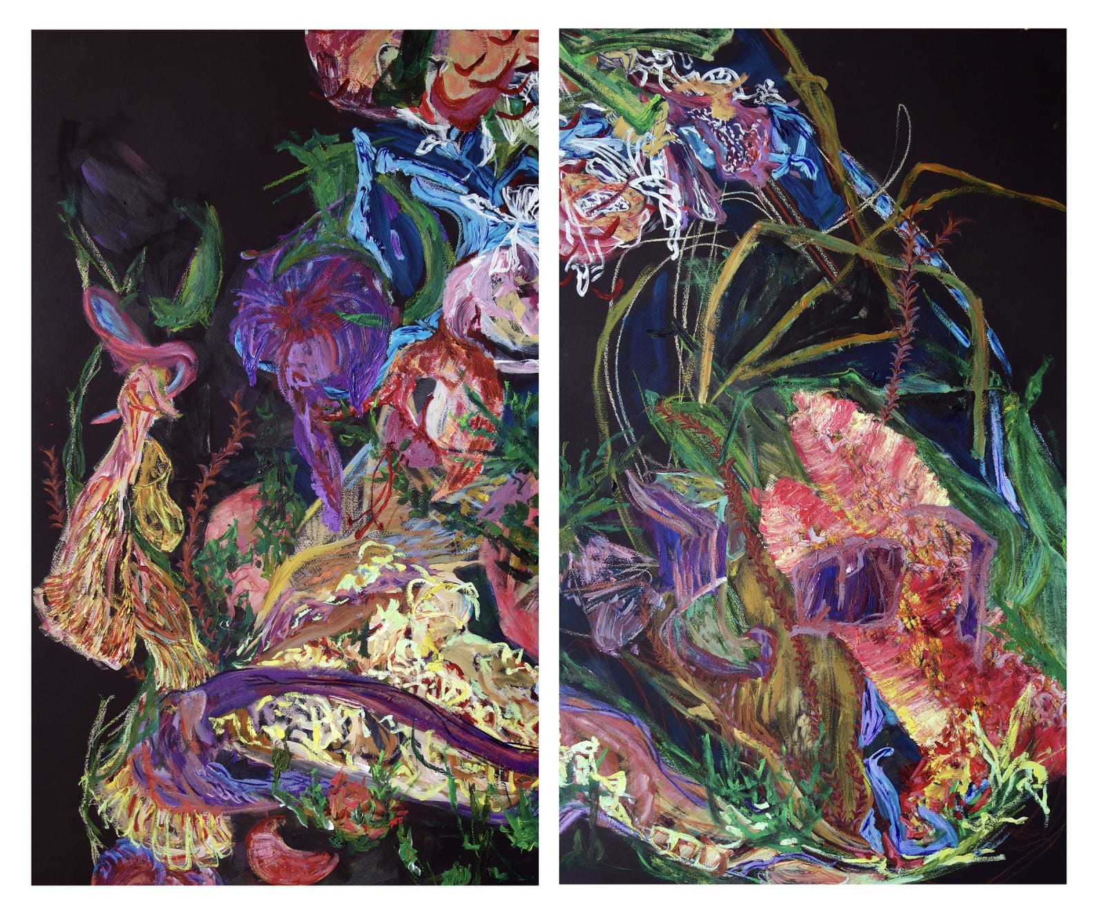 Erin Treacy, Giving of Two (diptych), 2020