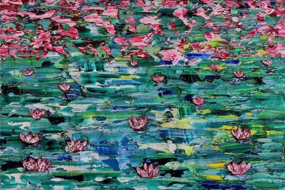 Aubrey Higgin, Lilies at Sunrise, 2020