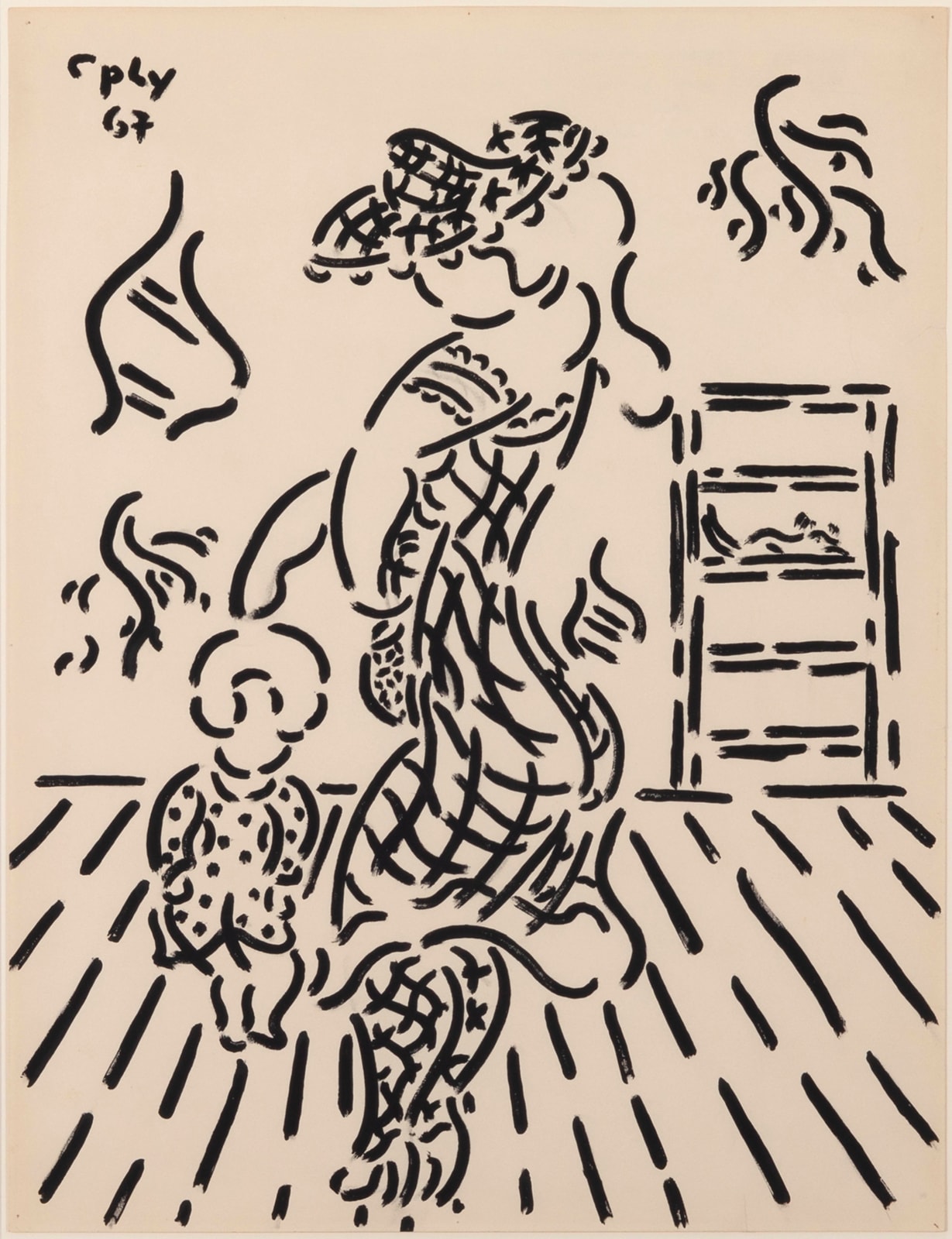 William N. Copley, Untitled, 1967