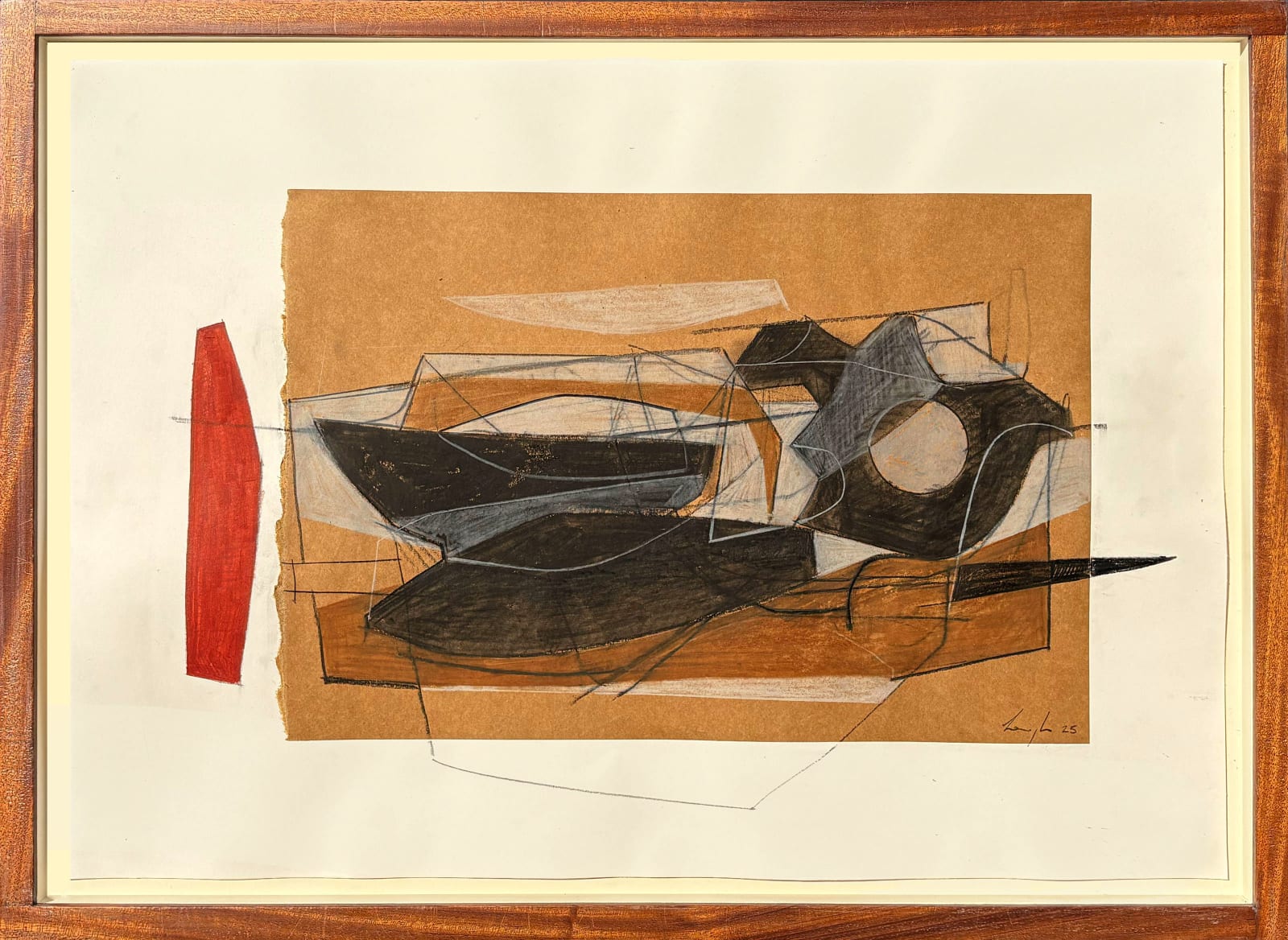 Leigh Davis, Figure in Stone Composition No.2, 2025