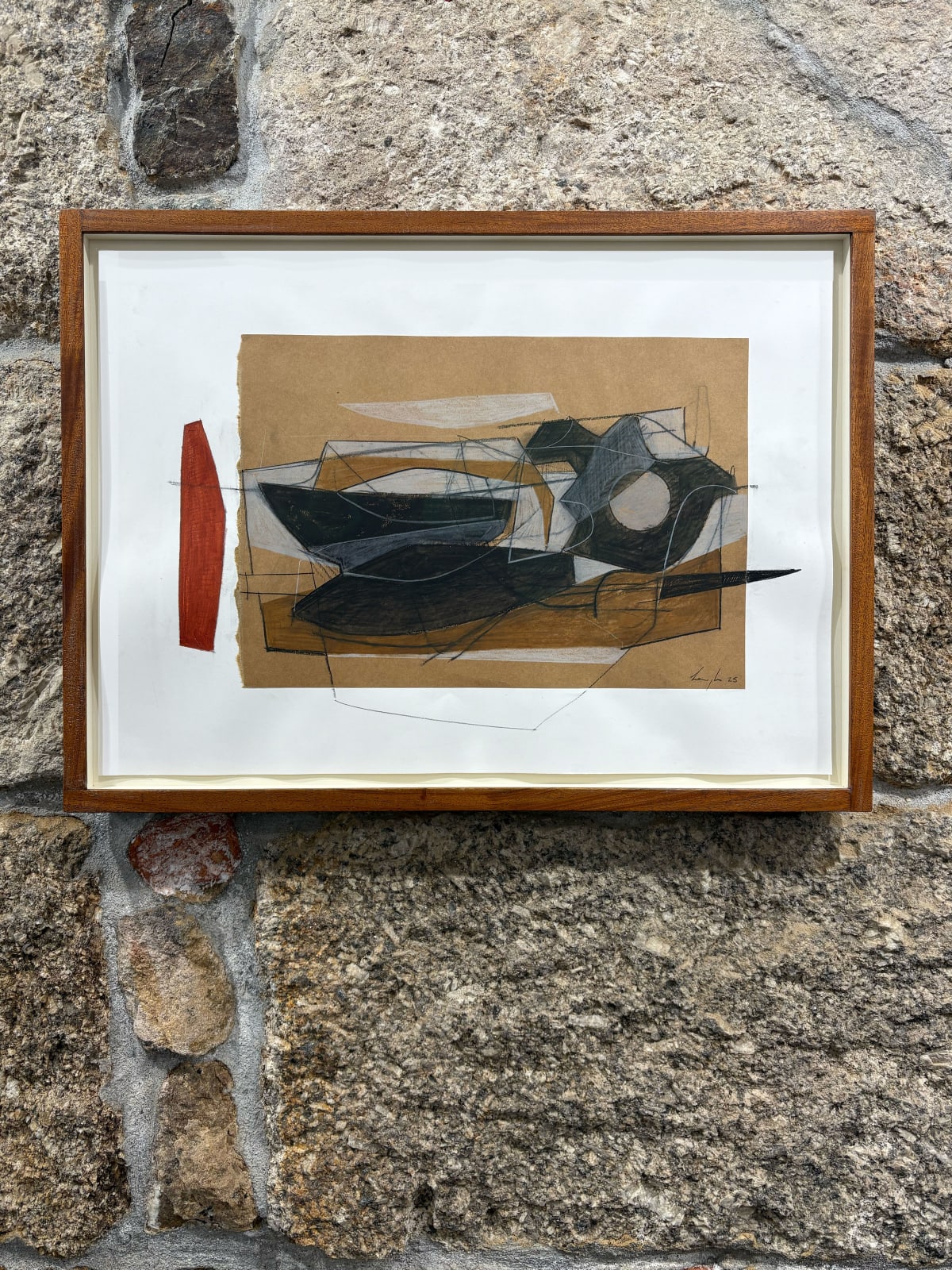 Leigh Davis, Figure in Stone Composition No.2, 2025